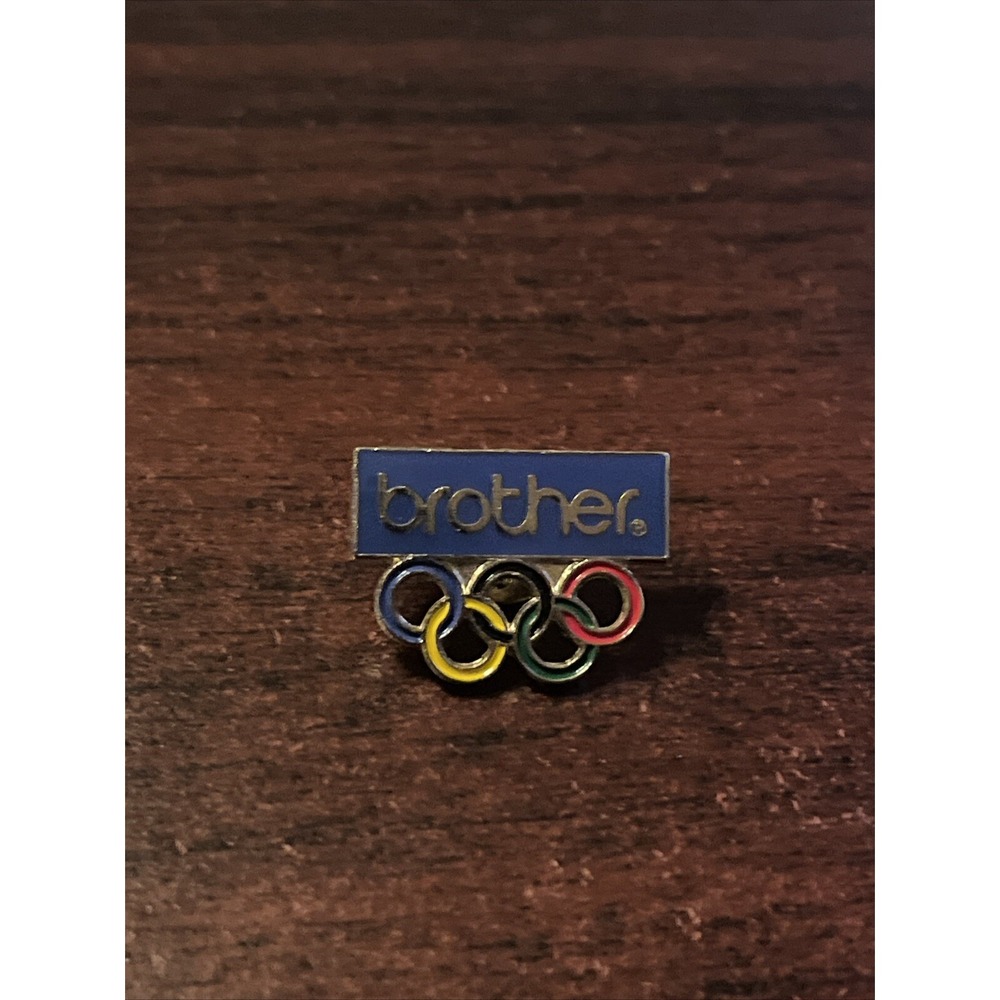 Vintage Olympic Games‎ Brother Printers Lapel Pin